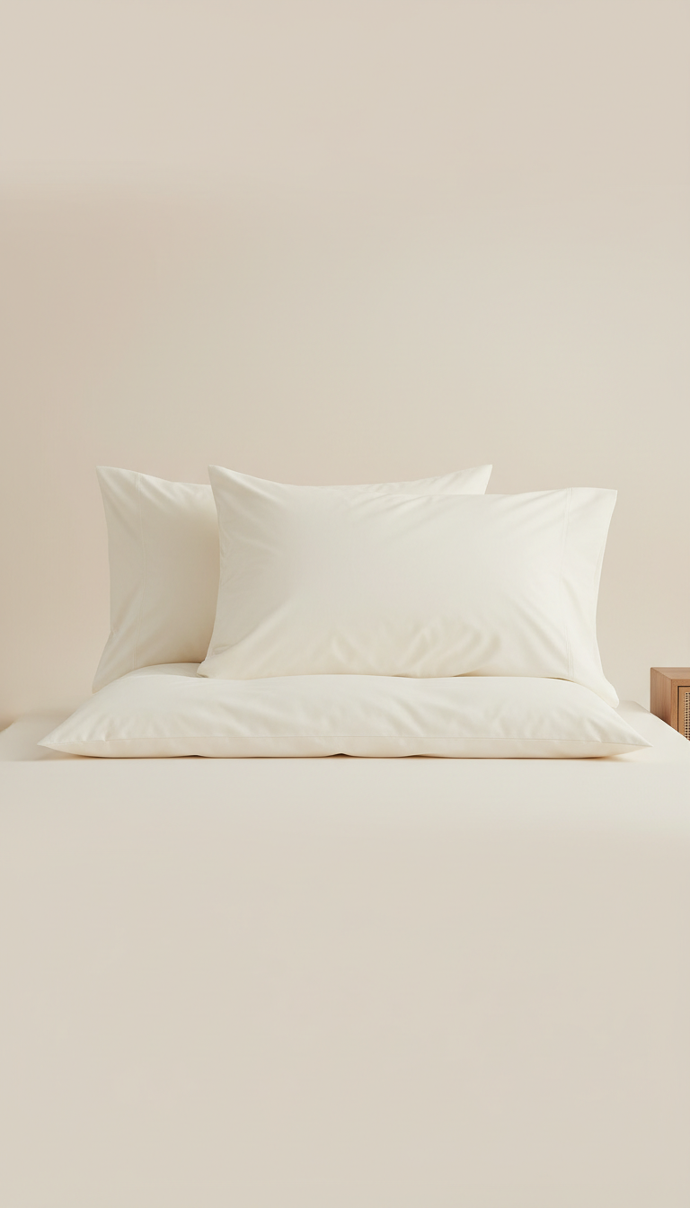 Plush Goose Down Pillow Firm Support