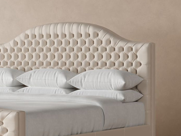 Archie with Footboard Leather Bed